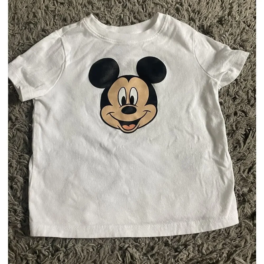Old Navy Disney Mickey Mouse Face Graphic Tee Size 18-24 Months Unisex